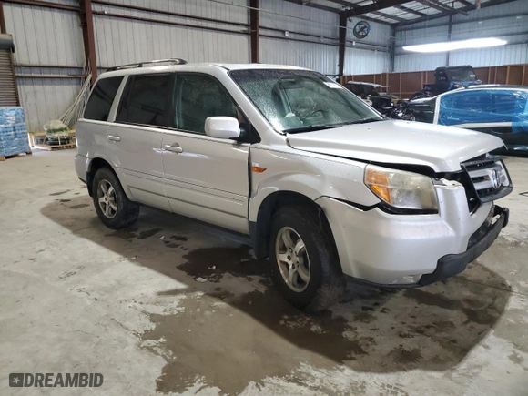 2007 Honda Pilot EX-L with VIN 5FNYF28527B023627, listed as a Copart auction lot 46110275 with 238,599 mi miles and Salvage Title. Bid and sale history available at carsss.com. Image 4.