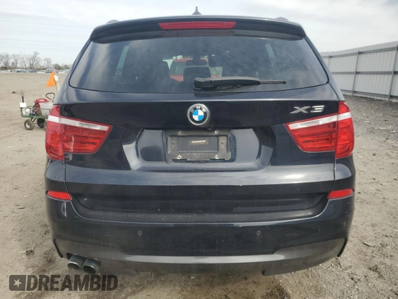 2017 BMW X3 xDrive35i with VIN 5UXWX7C58H0S18350, listed as a Copart auction lot 45501575 with 86,262 mi miles and Salvage Title. Bid and sale history available at DreamBid. Image 6.