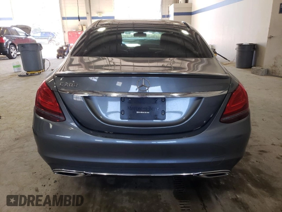 2019 Mercedes-Benz C 300 with VIN 55SWF8DB3KU321116, listed as a Copart auction lot 46750885 with 93,488 mi miles and Salvage Title. Bid and sale history available at DreamBid. Image 6.