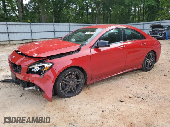 2017 Mercedes-Benz CLA 250 z VIN WDDSJ4EBXHN449956, wystawiony jako Copart lot #55215025 z przebiegiem 84 617 mil mil oraz Szkody całkowita. Historia ofert i sprzedaży dostępna na DreamBid. Obrazek 1.