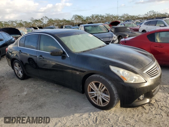 2015 Infiniti Q40 with VIN JN1CV6AP4FM503290, listed as a Copart auction lot 76377584 with 79,766 mi miles and Non Repairable. Bid and sale history available at carsss.com. Image 4.