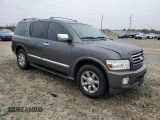 2005 Infiniti QX56 with VIN 5N3AA08C65N812268, listed as a Copart auction lot 83201404 with 109,232 mi miles and Salvage Title. Bid and sale history available at DreamBid. Image 4.