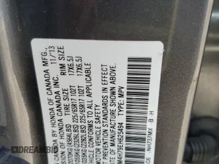 2014 Honda CR-V EX-L with VIN 2HKRM4H79EH625494, listed as a Copart auction lot 43975915 with 108,396 mi miles and Clean Title. Bid and sale history available at carsss.com. Image 13.
