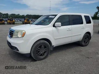 2013 Honda Pilot EX-L with VIN 5FNYF4H52DB039561, listed as a Copart auction lot 61140675 with 193,323 mi miles and Salvage title. Bid and sale history available at DreamBid. Image 1.