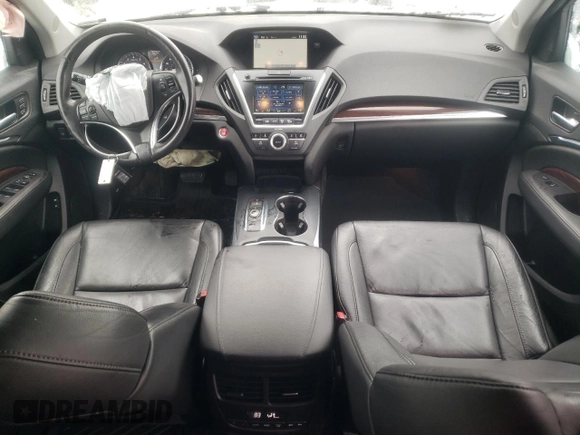 2016 Acura MDX w/Tech with VIN 5FRYD4H47GB017913, listed as a Copart auction lot 44763195 with 133,308 mi miles and Salvage Title. Bid and sale history available at carsss.com. Image 8.