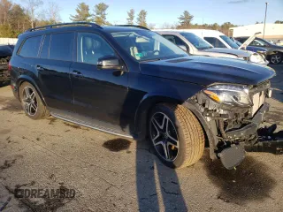 2018 Mercedes-Benz GLS with VIN 4JGDF7DE7JB085953, listed as a Copart auction lot 38772093 with 37,471 mi miles. Bid and sale history available at carsss.com. Image 4.