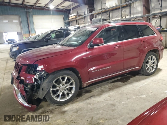 2015 Jeep Grand Cherokee Summit with VIN 1C4RJFJG2FC664245, listed as a Copart auction lot 54131515 with 141,605 mi miles and Salvage Title. Bid and sale history available at DreamBid. Image 1.