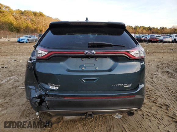 2016 Ford Edge Titanium with VIN 2FMPK4K92GBB56511, listed as a Copart auction lot 85654534 with 78,072 mi miles and Salvage Title. Bid and sale history available at carsss.com. Image 6.