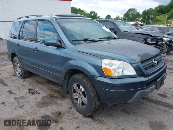 2005 Honda Pilot EX-L z VIN 5FNYF18695B043728, wystawiony jako IAAI lot #42301886 z przebiegiem 237 174 mil mil oraz . Historia ofert i sprzedaży dostępna na DreamBid. Obrazek 1.