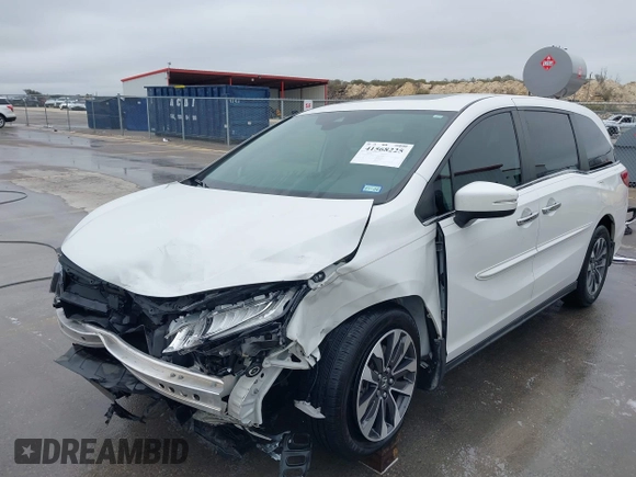 2022 Honda Odyssey EX-L with VIN 5FNRL6H79NB052769, listed as a IAAI auction lot 41568225 with 78,360 mi miles and . Bid and sale history available at DreamBid. Image 20.