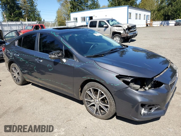 2018 Subaru Impreza Limited with VIN 4S3GKAU69J3624263, listed as a Copart auction lot 53510195 with 98,614 mi miles and Salvage title. Bid and sale history available at DreamBid. Image 4.