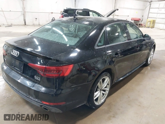 2017 Audi A4 Season of Audi Premium with VIN WAUDNAF43HN050700, listed as a IAAI auction lot 41855538 with 70,958 mi miles. Bid and sale history available at carsss.com. Image 4.
