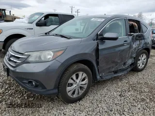 2013 Honda CR-V EX-L with VIN 2HKRM4H76DH618694, listed as a Copart auction lot 49102195 with 105,091 mi miles and Salvage Title. Bid and sale history available at carsss.com. Image 1.