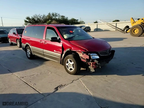 2001 Pontiac Montana w/1SJ Pkg with VIN 1GMDX13E21D116297, listed as a Copart auction lot 74345224 with 0 mi miles and Salvage Title. Bid and sale history available at carsss.com. Image 11.
