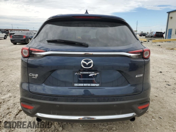 2019 Mazda CX-9 Grand Touring with VIN JM3TCBDY4K0320514, listed as a Copart auction lot 89266685 with 74,180 mi miles and Salvage Title. Bid and sale history available at carsss.com. Image 6.