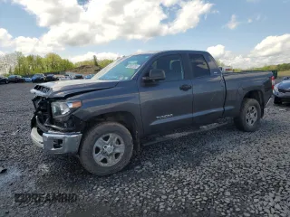 2018 Toyota Tundra SR with VIN 5TFUM5F15JX076227, listed as a Copart auction lot 55801205 with Not provided miles and Salvage title. Bid and sale history available at DreamBid. Image 1.