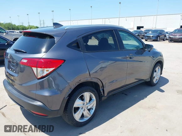 2019 Honda HR-V EX with VIN 3CZRU5H55KM721708, listed as a IAAI auction lot 41993315 with 52,061 mi miles. Bid and sale history available at carsss.com. Image 4.
