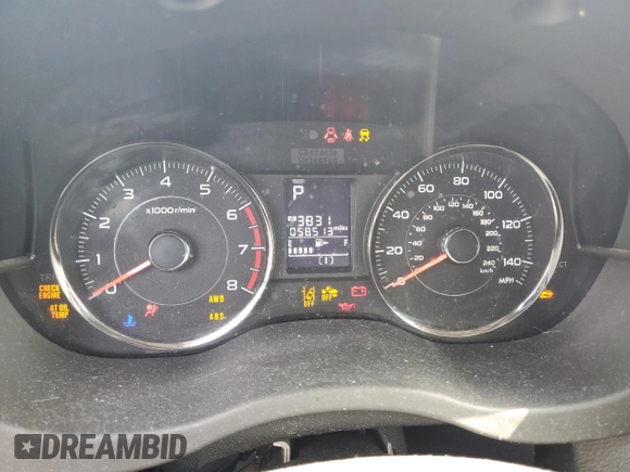 2015 Subaru Forester XT Touring with VIN JF2SJGWC8FH466237, listed as a Copart auction lot 60510055 with 58,513 mi miles and Salvage title. Bid and sale history available at DreamBid. Image 9.