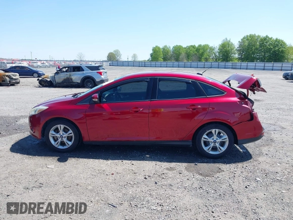 2014 Ford Focus SE with VIN 1FADP3F22EL171416, listed as a IAAI auction lot 41982150 with 130,782 mi miles. Bid and sale history available at carsss.com. Image 14.