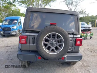 2021 Jeep Wrangler Sport S with VIN 1C4GJXAN7MW691190, listed as a IAAI auction lot 42028528 with 24,207 mi miles and . Bid and sale history available at carsss.com. Image 17.