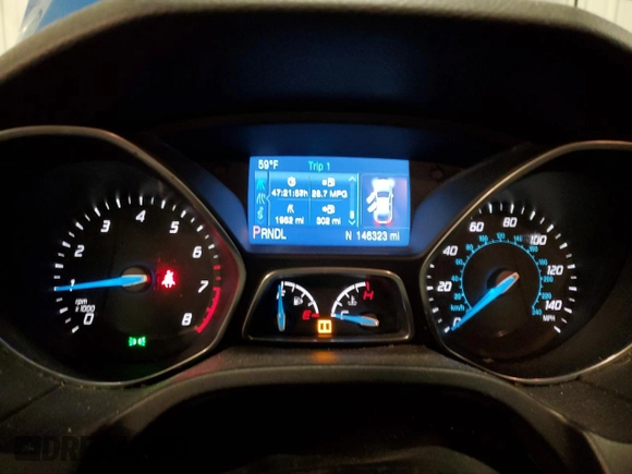 2014 Ford Focus SE with VIN 1FADP3F27EL393255, listed as a Copart auction lot 47974555 with 146,323 mi miles and Salvage Title. Bid and sale history available at carsss.com. Image 9.