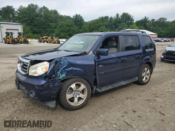 2013 Honda Pilot EX-L with VIN 5FNYF4H56DB054113, listed as a Copart auction lot 63040965 with 195,523 mi miles and Clean title. Bid and sale history available at DreamBid. Image 1.