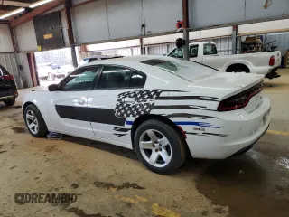 2018 Dodge Charger Police with VIN 2C3CDXKT1JH226051, listed as a Copart auction lot 87887095 with 84,165 mi miles and Salvage Title. Bid and sale history available at carsss.com. Image 2.