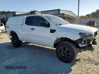 2022 Ford Ranger XL with VIN 1FTER1FH5NLD32553, listed as a Copart auction lot 76031904 with 23,644 mi miles and Salvage Title. Bid and sale history available at DreamBid. Image 4.