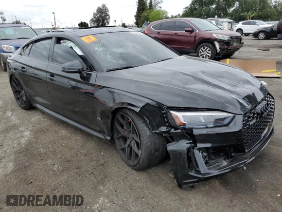 2019 Audi RS 5 Sportback z VIN WUABWCF51KA902832, wystawiony jako Copart lot #53580525 z przebiegiem 21 957 mil mil oraz Szkody całkowita. Historia ofert i sprzedaży dostępna na DreamBid. Obrazek 4.