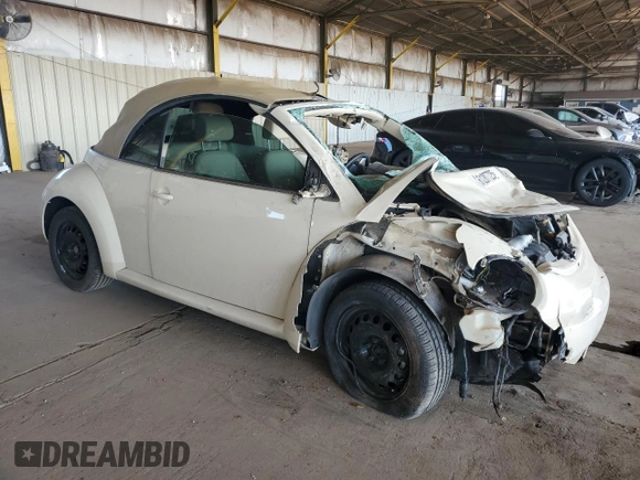 2007 Volkswagen Beetle with VIN 3VWSG31Y47M420763, listed as a Copart auction lot 61287725 with 55,238 mi miles and Salvage title. Bid and sale history available at DreamBid. Image 4.