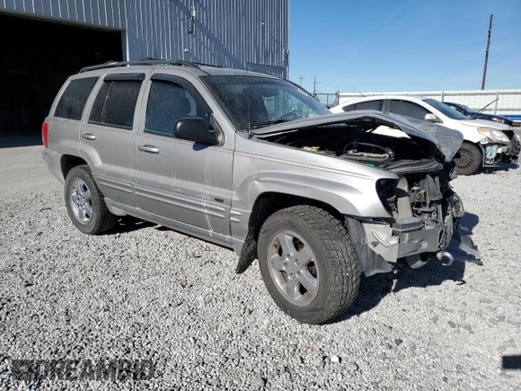 2001 Jeep Grand Cherokee Limited with VIN 1J4GW58N41C650051, listed as a Copart auction lot 42835415 with 189,390 mi miles and Salvage Title. Bid and sale history available at carsss.com. Image 4.
