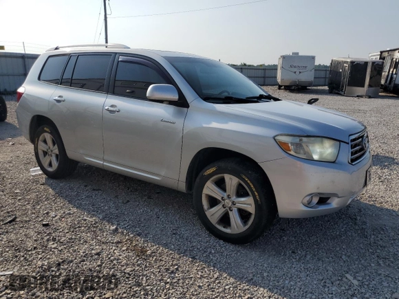 2010 Toyota Highlander Limited with VIN 5TDYK3EH5AS010499, listed as a Copart auction lot 61663135 with 280,932 mi miles and Salvage title. Bid and sale history available at DreamBid. Image 4.