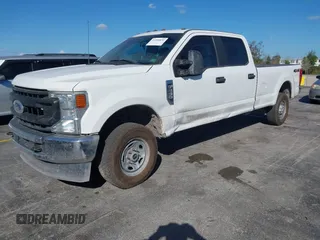 2021 Ford Super Duty F-250 SRW XL with VIN 1FT7W2BN3MED88089, listed as a IAAI auction lot 41590831 with 130,355 mi miles. Bid and sale history available at carsss.com. Image 2.