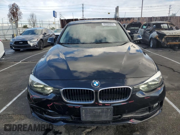 2016 BMW 3 Series 320i with VIN WBA8E1G55GNU12288, listed as a Copart auction lot 42396055 with 140,158 mi miles and Salvage Title. Bid and sale history available at DreamBid. Image 5.