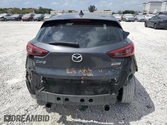 2016 Mazda CX-3 Sport with VIN JM1DKBB74G0105670, listed as a Copart auction lot 54696195 with 155,679 mi miles and Salvage Title. Bid and sale history available at DreamBid. Image 6.