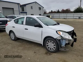 2014 Nissan Versa S with VIN 3N1CN7AP7EL849753, listed as a Copart auction lot 77336083 with 51,478 mi miles and Salvage Title. Bid and sale history available at carsss.com. Image 4.