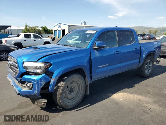 2017 Toyota Tacoma SR5 with VIN 5TFCZ5AN3HX108853, listed as a Copart auction lot 55044885 with 107,801 mi miles and Salvage Title. Bid and sale history available at DreamBid. Image 1.