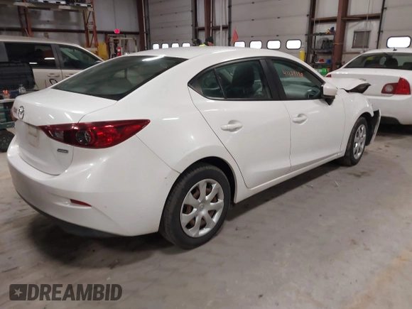 2016 Mazda Mazda3 i Sport with VIN 3MZBM1T71GM278339, listed as a IAAI auction lot 41129198 with 115,393 mi miles. Bid and sale history available at carsss.com. Image 4.
