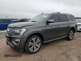 2020 Ford Expedition Limited z VIN 1FMJU1KT4LEA07929, wystawiony jako Copart lot #56154595 z przebiegiem 51 472 mil mil oraz Szkoda całkowita • Salvage title. Historia ofert i sprzedaży dostępna na DreamBid. Obrazek 1.