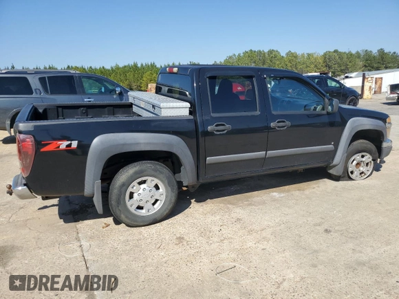 2007 Chevrolet Colorado 2LT with VIN 1GCDS13E978137166, listed as a Copart auction lot 48802915 with 250,469 mi miles and Salvage Title. Bid and sale history available at DreamBid. Image 3.