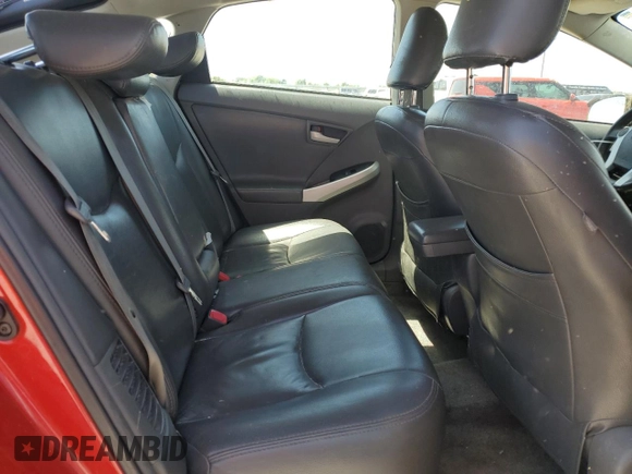2011 Toyota Prius I with VIN JTDKN3DU3B1467807, listed as a Copart auction lot 52261185 with 209,111 mi miles and Salvage Title. Bid and sale history available at carsss.com. Image 10.