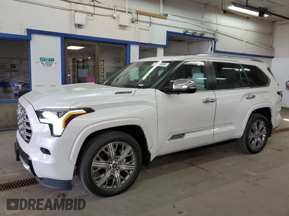 2024 Toyota Sequoia SR5 with VIN 7SVAAABA5RX026603, listed as a Copart auction lot 76346654 with 14,644 mi miles and Salvage Title. Bid and sale history available at carsss.com. Image 1.