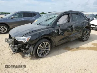 2022 Audi Q3 S line Premium Plus with VIN WA1EECF31N1122632, listed as a Copart auction lot 53572725 with Not provided miles and Non repairable. Bid and sale history available at DreamBid. Image 1.