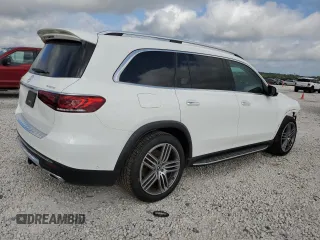 2021 Mercedes-Benz GLS 450 with VIN 4JGFF5KE1MA390679, listed as a Copart auction lot 61058304 with 29,914 mi miles and Salvage Title. Bid and sale history available at DreamBid. Image 3.