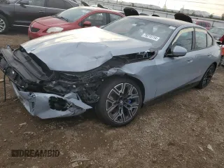 2024 BMW 5 Series 530i xDrive with VIN WBA53FJ07RCP74205, listed as a Copart auction lot 78215114 with 7,688 mi miles and Salvage Title. Bid and sale history available at carsss.com. Image 1.
