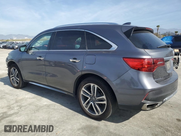 2017 Acura MDX Advance z VIN 5FRYD4H93HB037525, wystawiony jako Copart lot #45949485 z przebiegiem 199 077 mil mil oraz Szkoda całkowita • Salvage title. Historia ofert i sprzedaży dostępna na DreamBid. Obrazek 2.
