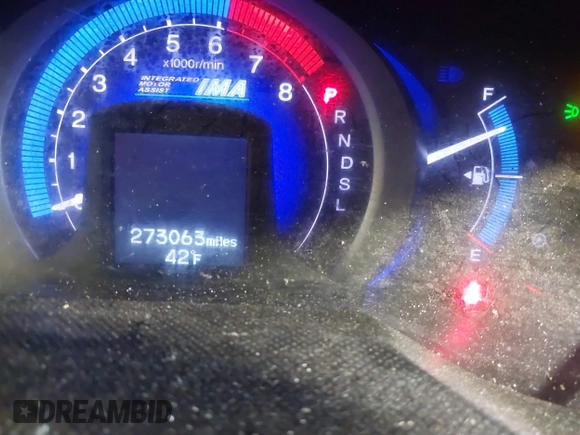 2011 Honda Insight with VIN JHMZE2H37BS004281, listed as a IAAI auction lot 41636305 with 273,063 mi miles and . Bid and sale history available at DreamBid. Image 16.