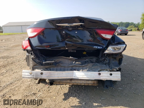 2015 Chrysler 200 Limited with VIN 1C3CCCAB9FN547886, listed as a Copart auction lot 64652535 with 215,557 mi miles and Salvage title. Bid and sale history available at DreamBid. Image 6.