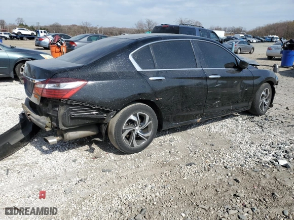 2016 Honda Accord Sedan LX with VIN 1HGCR2F36GA123310, listed as a Copart auction lot 49776065 with 137,610 mi miles and Salvage Title. Bid and sale history available at carsss.com. Image 3.