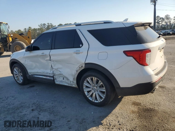 2020 Ford Explorer Limited with VIN 1FMSK7FH7LGD12624, listed as a Copart auction lot 46860335 with 58,071 mi miles and Salvage Title. Bid and sale history available at carsss.com. Image 2.